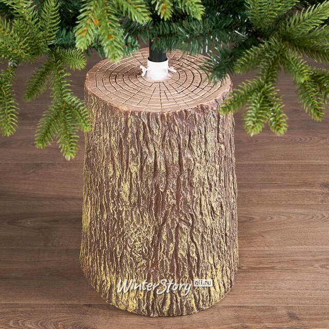 Декоративная подставка для елки Lacco Ameno 45*33 см коричневая Due Esse Christmas (Ду Эссе Кристмас)