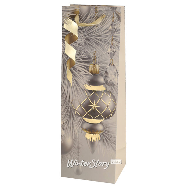 Пакет для бутылки Christmas Velvet 36*12 см Due Esse Christmas (Ду Эссе Кристмас)