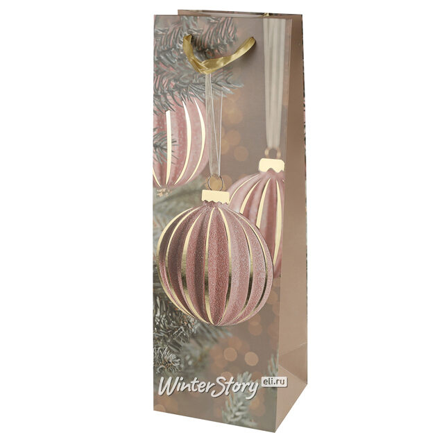 Пакет для бутылки Winter Saga 36*12 см Due Esse Christmas