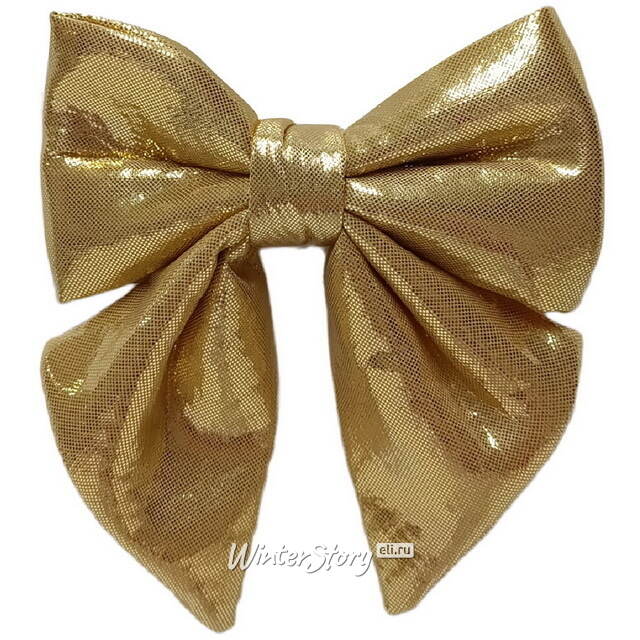 Бант на елку De Lamont 15*13 см золотой Due Esse Christmas