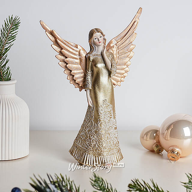 Декоративная фигурка Ангел Ноэлия - Santo Natale 18 см Due Esse Christmas