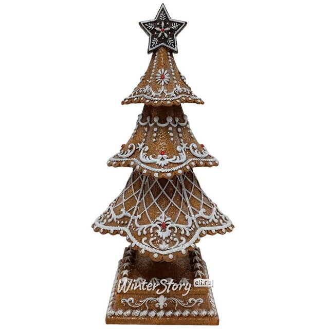 Декоративная фигурка Gingerbread Man Town: Елочка Мирелла 32 см Due Esse Christmas (Ду Эссе Кристмас)