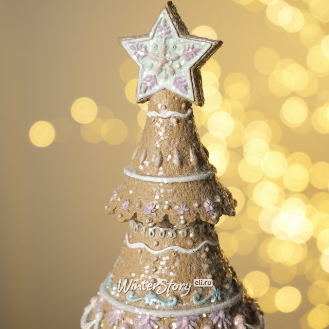 Декоративная фигурка Пряничная Елочка Аннэс 33 см Due Esse Christmas (Ду Эссе Кристмас)