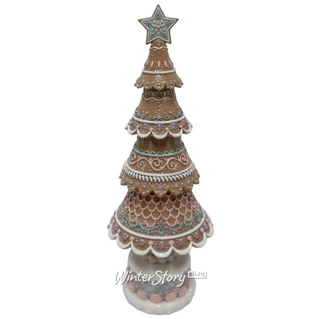 Декоративная фигурка Пряничная Елочка Аннэс 33 см Due Esse Christmas (Ду Эссе Кристмас)