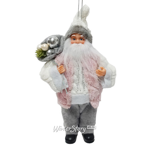 Елочная игрушка Санта Клаус - Волшебник из Харрикейна 20 см, подвеска Due Esse Christmas