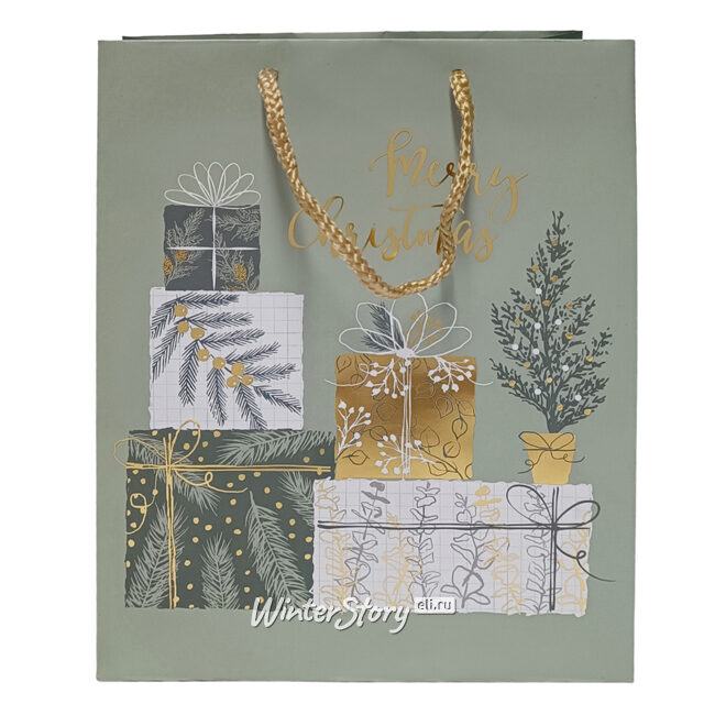 Подарочный пакет Merrymaking 18*14 см Due Esse Christmas (Ду Эссе Кристмас)