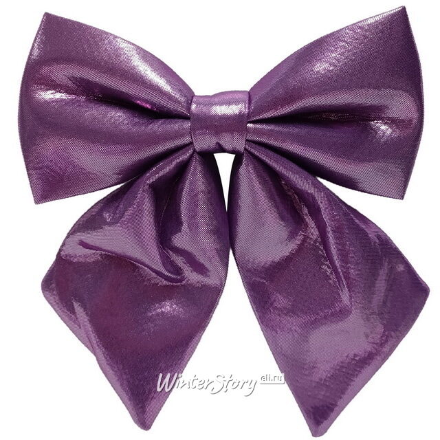 Бант на елку De Lamont 26*22 см фиолетовый Due Esse Christmas