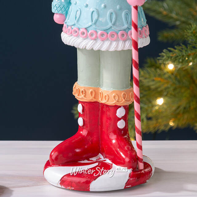 Декоративная фигурка Щелкунчик - Солдат Сладкого Королевства 30 см Due Esse Christmas