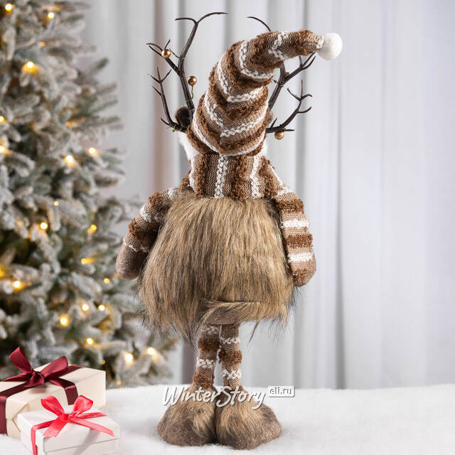 Декоративная фигура Олень Хьюго 50 см Due Esse Christmas (Ду Эссе Кристмас)