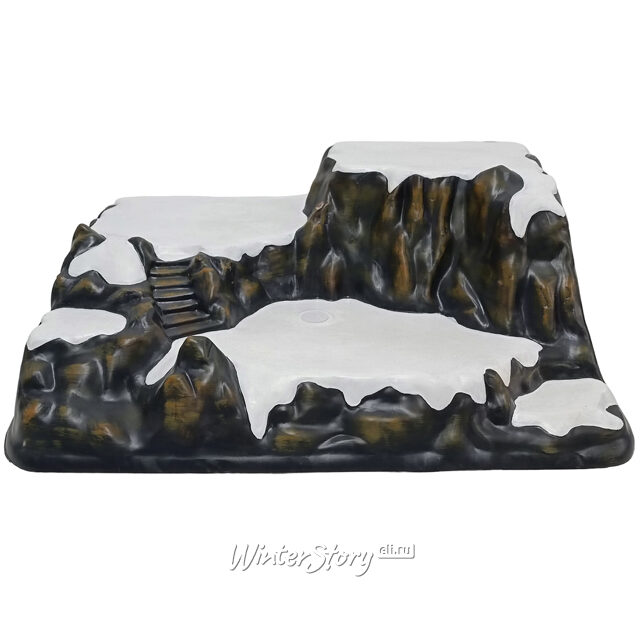 Основа для композиции Горный пейзаж 52*37 см черная Due Esse Christmas