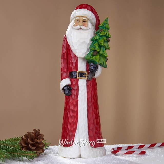 Декоративная фигурка Дед Мороз - Зимний Волшебник 30 см Due Esse Christmas (Ду Эссе Кристмас)