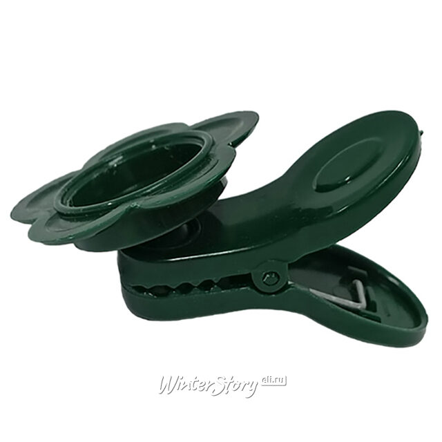 Светодиодные свечи на прищепках Benevento  10 см красные на пульте, 10 шт, на клипсе, таймер, на батарейках Due Esse Christmas