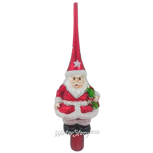 Верхушка на елку Дед Мороз 30 см Due Esse Christmas (Ду Эссе Кристмас)