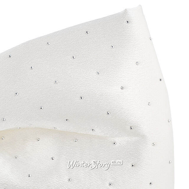 Бант на елку Bianco Diamanti 37*34 см белый Due Esse Christmas