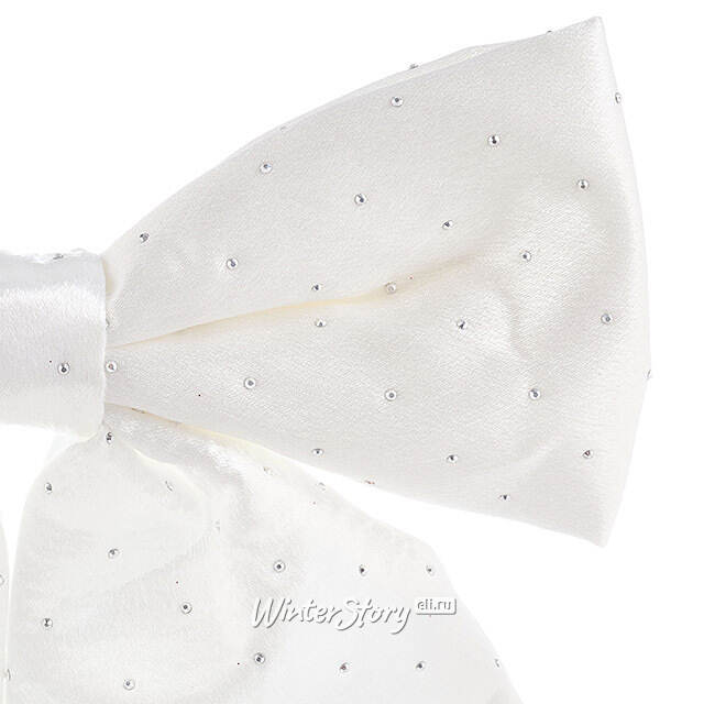 Бант для декора Bianco Diamanti 17*16 см белый Due Esse Christmas