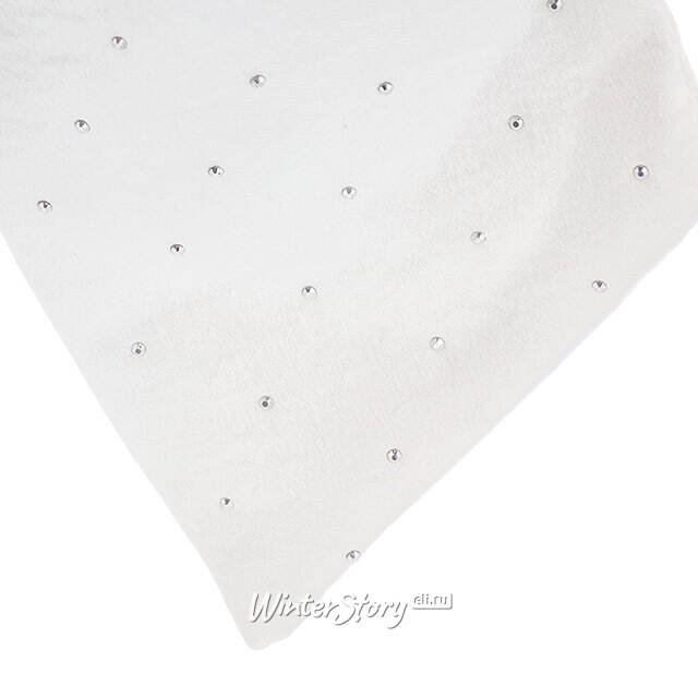 Бант для декора Bianco Diamanti 17*16 см белый Due Esse Christmas