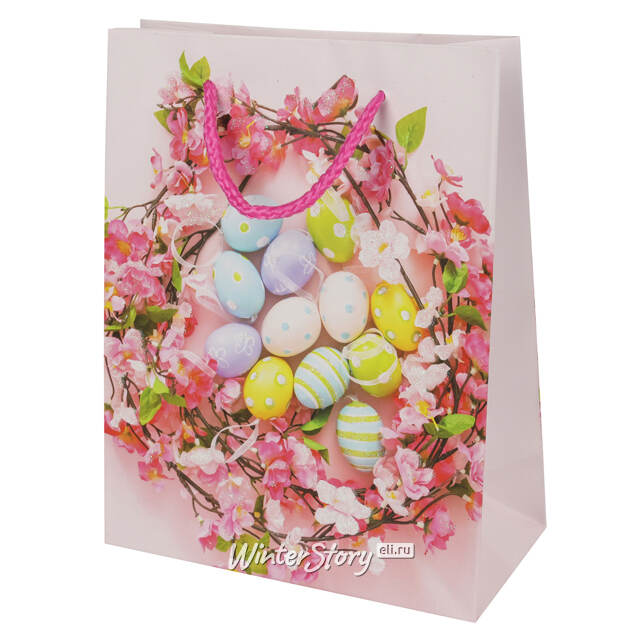 Подарочный пакет Easter Cherry 18*14 см Due Esse Christmas
