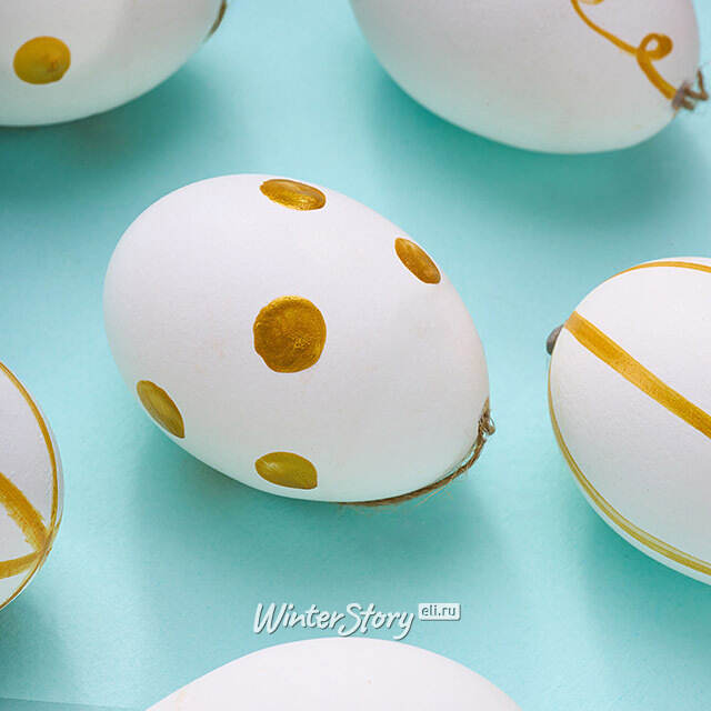 Пасхальные украшения Яйца - Easter Joy 6 см, 6 шт Due Esse Christmas