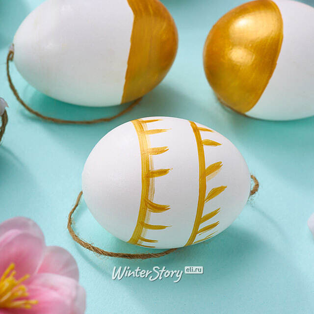 Пасхальные украшения Яйца - Easter Light 6 см, 6 шт Due Esse Christmas