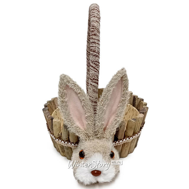 Декоративная корзинка Кролик Душка 26*19 см Due Esse Christmas