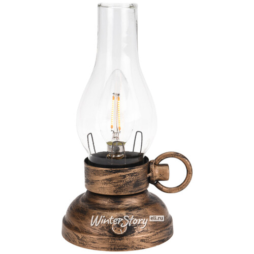 Декоративный светильник с диммером Антикварная коллекция: Керосиновая лампа 20 см Koopman