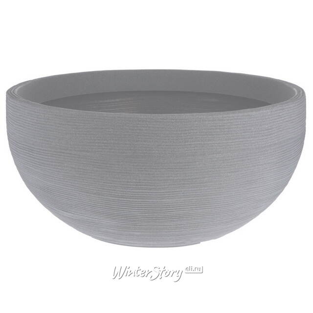 Декоративное кашпо Униолли 60*27 см светло-серое Koopman