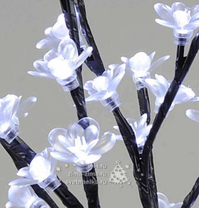 Светодиодное дерево "Цветущая Яблоня", 150 см, уличное, 168 LED ламп, холодный белый Kaemingk