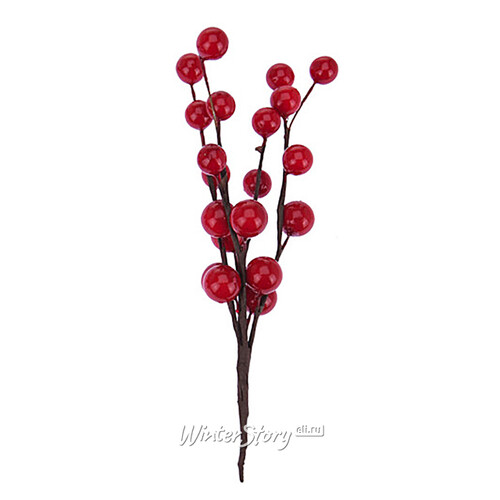 Декоративная ветка с ягодами Woodbine 15 см, 3 шт Koopman