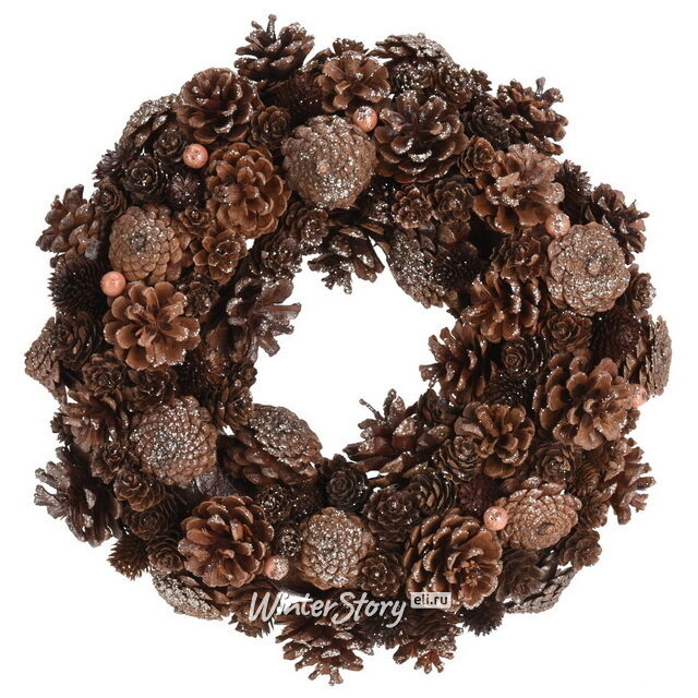 Венок из шишек Chocolate Forest 34 см Koopman (Купман)