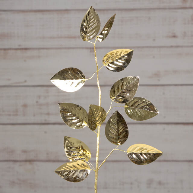 Декоративная ветка Дель Боске 67 см золотая Koopman
