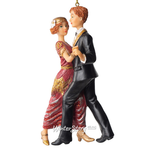 Елочная игрушка Танцующая Пара - Бальное Танго 18 см, подвеска Kurts Adler