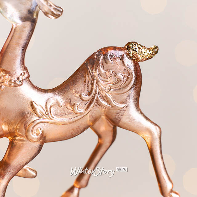 Елочная игрушка Олень Джефф 15 см Kurts Adler