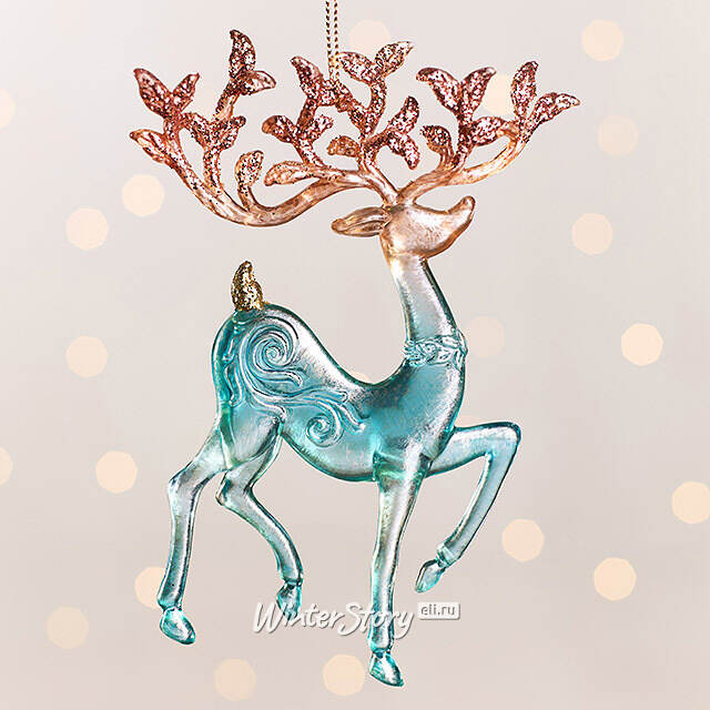 Елочная игрушка Олень Джоэл 15 см Kurts Adler