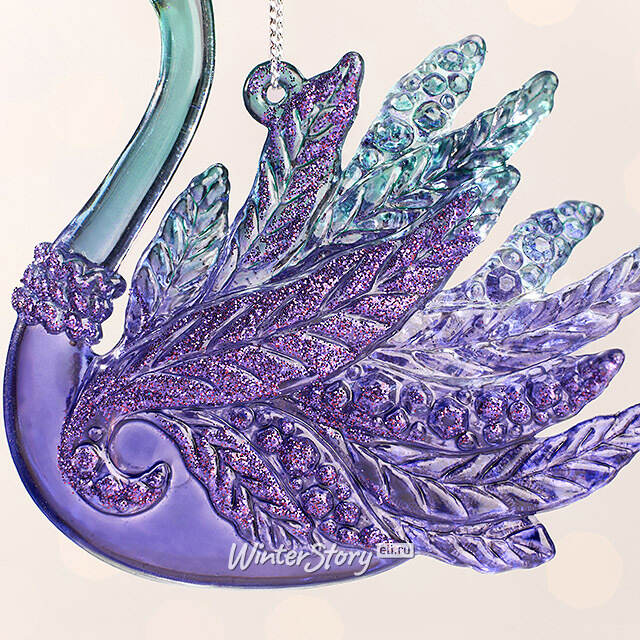 Елочная игрушка Soul Peacock - Лебедь Нил 10 см, подвеска Kurts Adler