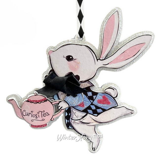 Елочная игрушка Кролик с чайником - Wonderful Tea Kurts Adler
