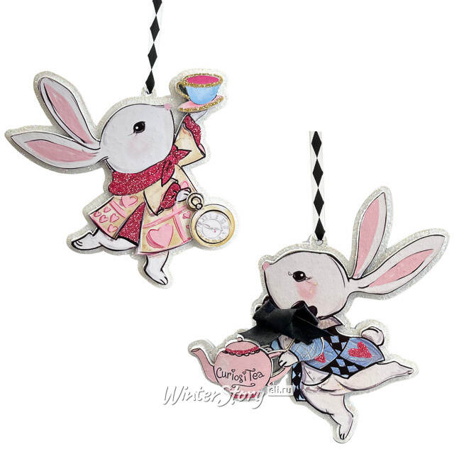 Елочная игрушка Кролик с чайником - Wonderful Tea Kurts Adler