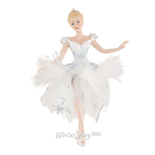 Елочная игрушка Балерина Андреа - Swan Lake Ballet 14 см, подвеска Kurts Adler