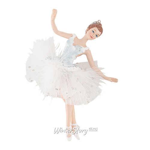 Елочная игрушка Балерина Одетта - Swan Lake Ballet 14 см, подвеска Kurts Adler