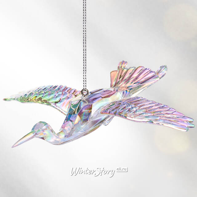 Елочная игрушка Птица - Pelargonium Irida 14 см, подвеска Kurts Adler