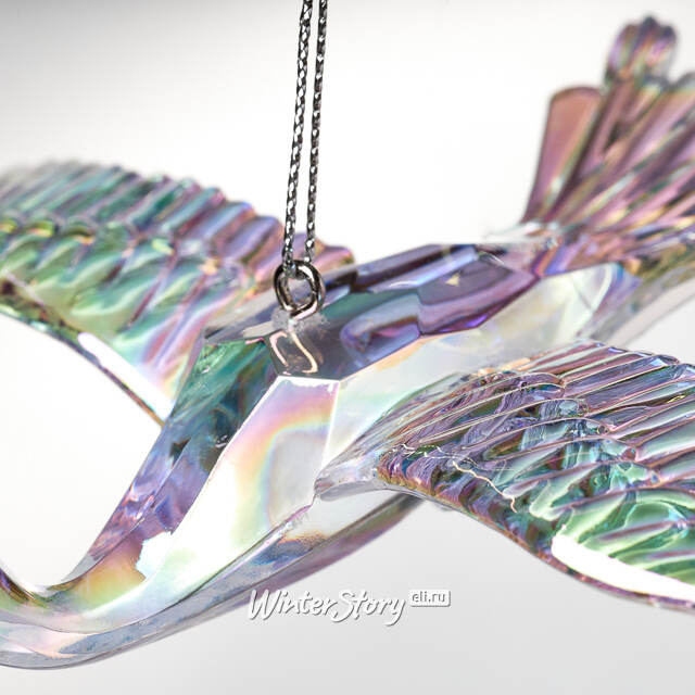 Елочная игрушка Птица - Pelargonium Irida 14 см, подвеска Kurts Adler