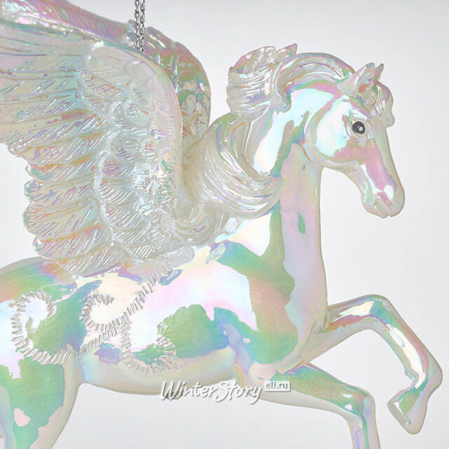 Елочная игрушка Пегас Сапфир из Долины Дхавии - Precioze Opale 10 см, подвеска Kurts Adler