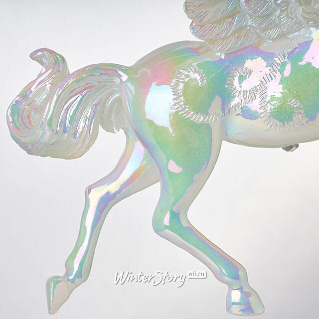 Елочная игрушка Пегас Сапфир из Долины Дхавии - Precioze Opale 10 см, подвеска Kurts Adler