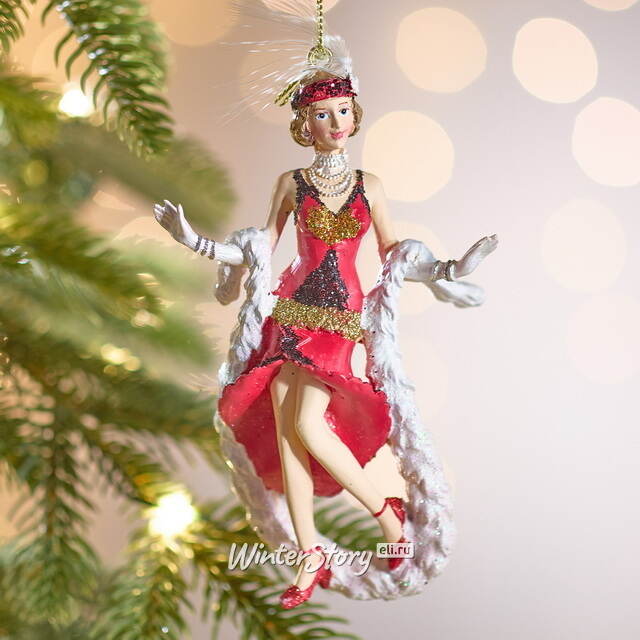 Елочная игрушка Леди Гормлэйт - Jazz Dance 14 см, подвеска Kurts Adler