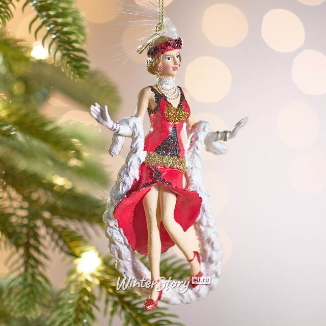 Елочная игрушка Леди Гормлэйт - Jazz Dance 14 см, подвеска Kurts Adler