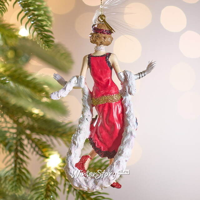 Елочная игрушка Леди Гормлэйт - Jazz Dance 14 см, подвеска Kurts Adler