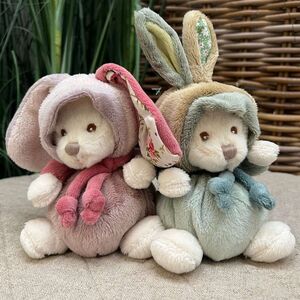 Мягкая игрушка Медвежонок Бенджи в костюме кролика 15 см, Barbara Bukowski Bukowski фото 3