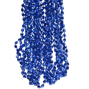 Бусы на елку Алмазная Россыпь 270 см синий королевский, пластиковые Kaemingk фото 1