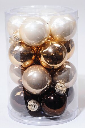 Коллекция стеклянных шаров Нежность 3.5 см, 16 шт Kaemingk фото 1