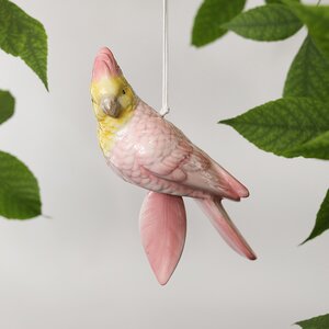 Садовое украшение-колокольчик Don Pappagallo 18 см розовый EDG фото 2