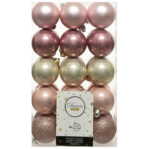 Коллекция пластиковых шаров Gracy - Розовые Облака 6 см, 30 шт Winter Deco фото 3